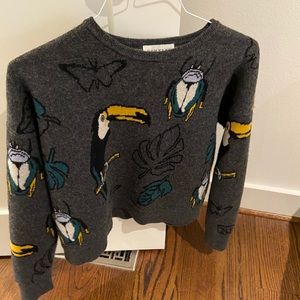 Demylee x J Crew designer animal print sweater!!